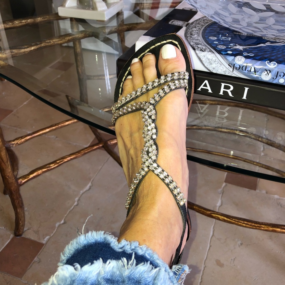Skemo rhinestone sandals